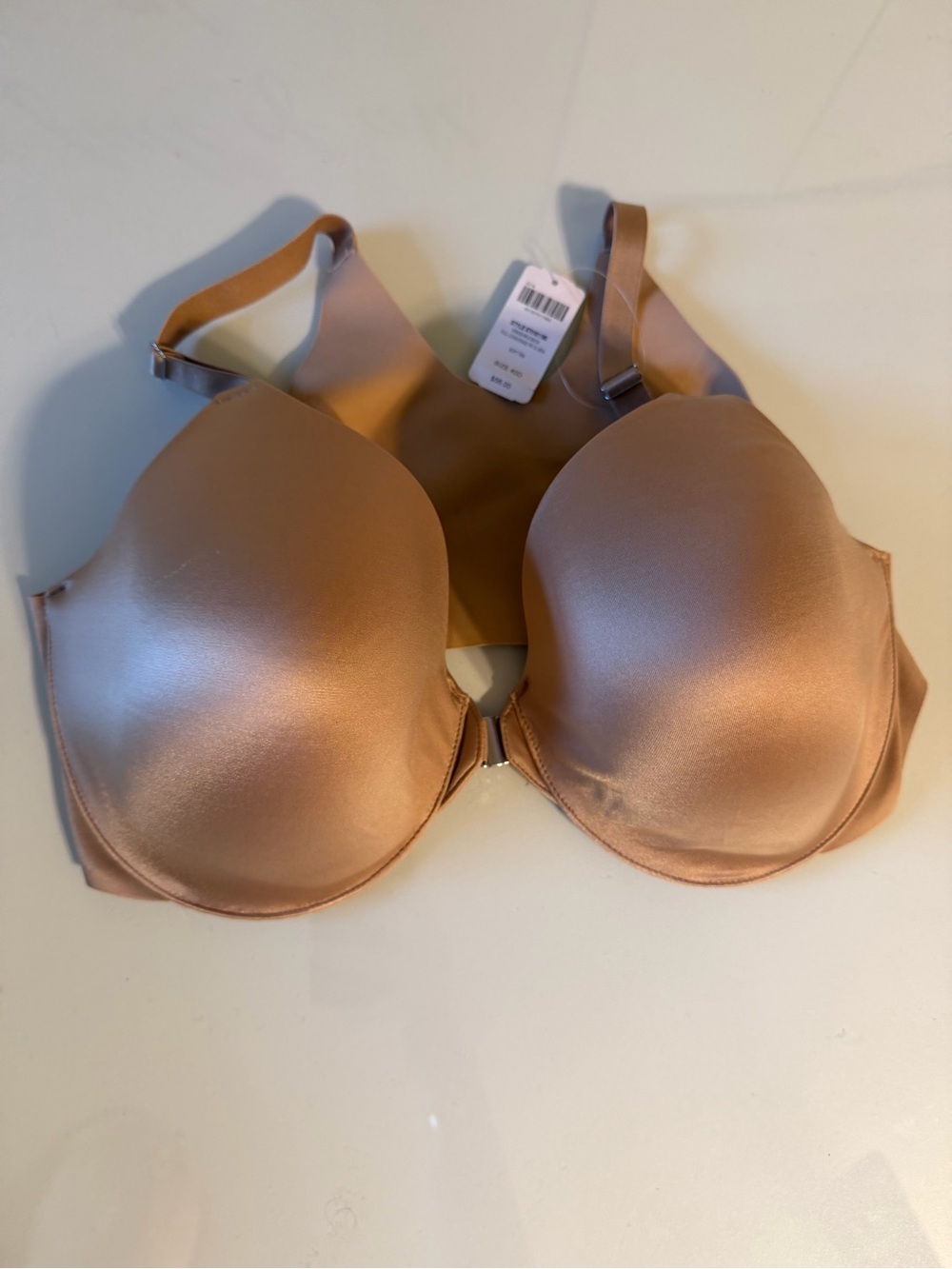 Soma Vanishing Back Nude T-Shirt Bra with Front Closure